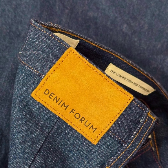 Denim Forum Luanne High Rise Tapered Jean - Picture 6 of 6